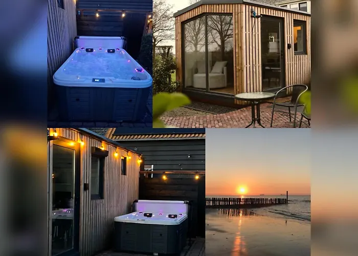 Luxe Tiny House Incl Jacuzzi En Strandhuisje In Zomerseizoen